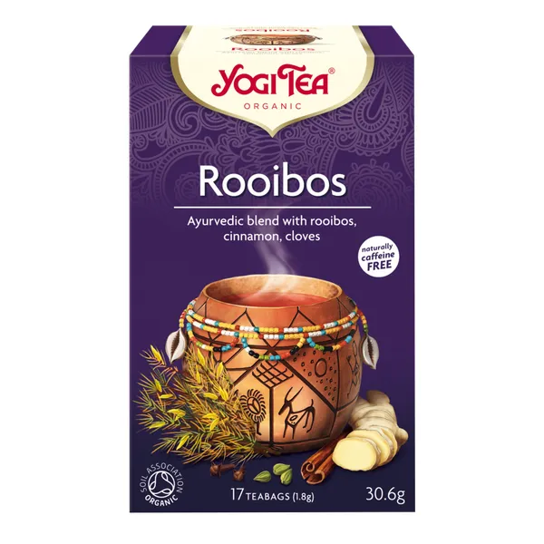 YOGI TEA Ρόφημα με Εχινάτσια, Ρόιμπος και Κάρδαμο