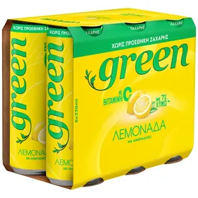 Green Λεμονάδα 330ml (6τεμ.)
