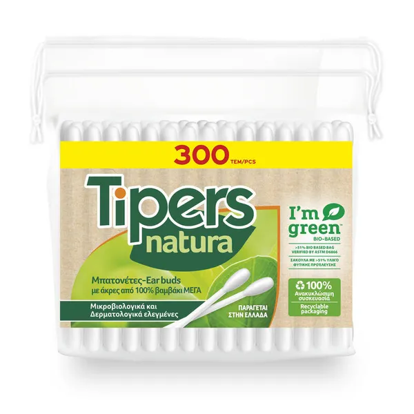 TIPERS ωτοκαθαριστές natura 300 τεμαχίων