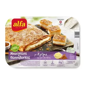 ALFA Μπουγάτσα Θεσσαλονίκης Κρέμα Βανίλια Κατεψυγμένη 800g