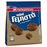 ΠΑΠΑΔΟΠΟΥΛΟΥ Μίνι Γεμιστά Μπισκότα με γεύση Σοκολάτα 90g