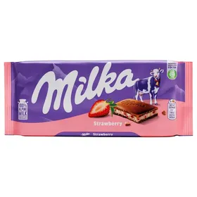 Σοκολάτα MILKA φράουλα 100gr