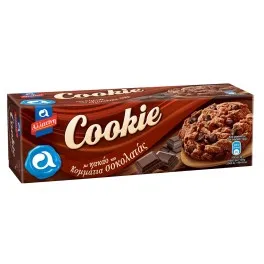 Αλλατίνη Μπισκότα Με Μαύρη Σοκολάτα 175gr