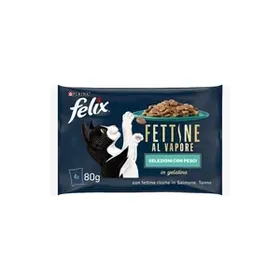 FELIX Ψάρι σε Ζελέ 4x80gr
