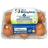 Βλαχάκη Αυγά Αχυρώνα 6x63g