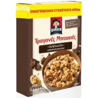 Quaker Τραγανές Μπουκιές Σοκολάτας 600gr