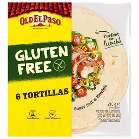 OLD EL PASO GLUTEN FREE TORTILLAS 216ΓΡ.
