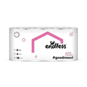 Endless Χαρτί Υγείας Goodmood 4Φύλλων 8τεμ. 824γρ.
