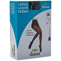 Diana Topaz Mousse 18D Κάλσον Μαύρο Medium-Large 1 τεμ.