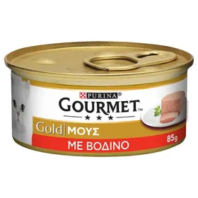 Purina Gourmet Gold Γατοτροφή Μους Βοδινό 85γρ.