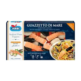 Σάλτσα Ποικιλίας Θαλασσινών ARBI με Καραβίδες & Μύδια Χωρίς γλουτένη 450g
