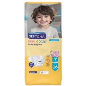 calm n' care Baby diapers junior No7 36τεμ.