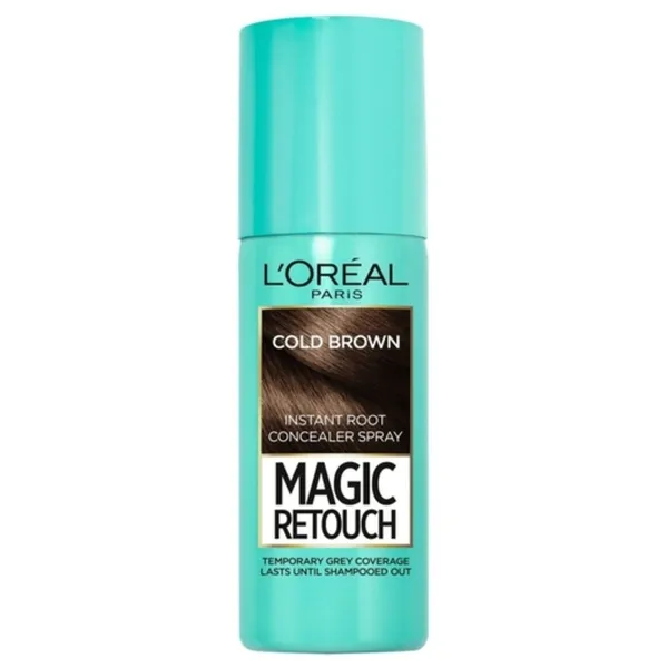 Spray Προσωρινής Κάλυψης Λευκών Cold Brown Magic Retouch...