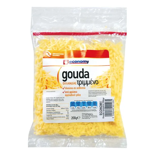 ECONOMY τυρί gouda τριμμένη