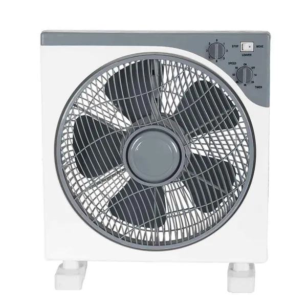 Ανεμιστήρας box fan EUROLAMP άσπρος-γκρι Φ37 45W