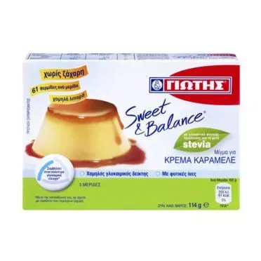 SWEET & BALANCE ΚΡΕΜΑ ΚΑΡΑΜΕΛΕ 114g
