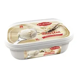 Ice Dream Οικογενειακό Παγωτό Βανίλια 1Lt