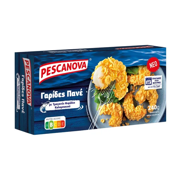 Γαρίδες Πανέ PESCANOVA με Νιφάδες Καλαμποκιού 240g