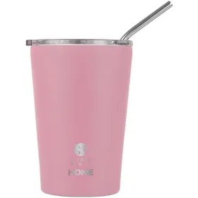 coffee mug 400ml ή θερμός 500ml ανοξείδωτο ροζ ή μαύρο ή μπλε
