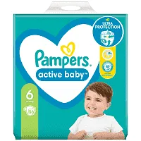 Pampers Πάνες Active Baby Giant Pack (56τεμ) Νο6