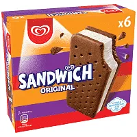 ALGIDA Sandwich Original 6τεμ 402g (600ml)