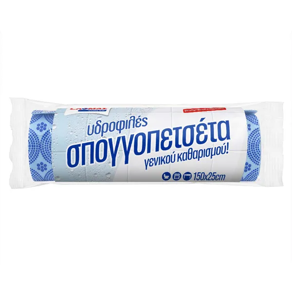 υδρόφιλα πανάκια γενικού καθαρισμού 31x38cm