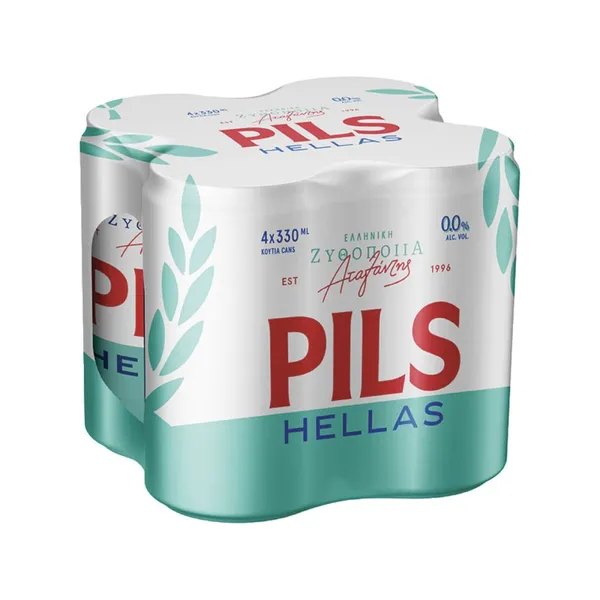 HELLAS 0,0% ALC. 4x330ml 0%vol