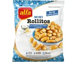Mini Rollitos με μυζήθρα, φέτα & γραβιέρα 750γρ.