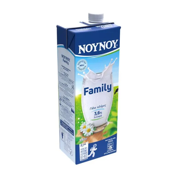 ΝΟΥΝΟΥ Family γάλα πλήρες ή ελαφρύ 1,5lt