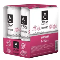 Ανθρακούχο φυσικό μεταλλικό νερό Rasberry Aqua Carpatica 4x330 ml