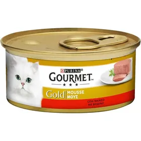 Γατοτροφή gold μους βοδινό 85γρ.