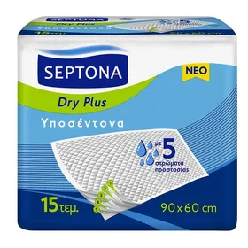 SEPTONA ΥΠΟΣΕΝΤΟΝΑ DRY PLUS 15ΤΕΜ. 60Χ90