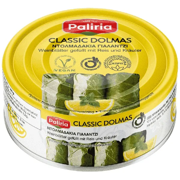 Ντολμαδάκια γιαλαντζίδικα PALIRIA 280γρ.