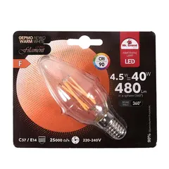 MrGrand Λάμπα Led Κοινή Crossed Filament Cri>90 E14 4,5W 2700K 240V