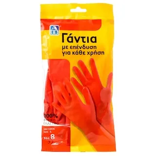 ΑΒ Γάντια Κάθε Χρήσης Νο8 Large Ζεύγος 1 Τεμάχιο