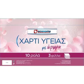 ρολό υγείας 3φ. αρωμ. 10τεμ. 1100γρ.