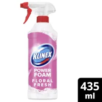 Spray αφρού για καθαρισμό μπάνιου Flor Klinex 435ml