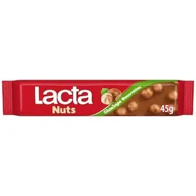 Lacta Σοκολάτα Γάλακτος Με Ολόκληρο Φουντούκι 45gr