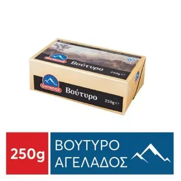 ΟΛΥΜΠΟΣ ΒΟΥΤΥΡΟ ΑΓΕΛΑΔΟΣ 82% 250g ΑΛΟΥΜ/ΛΟ