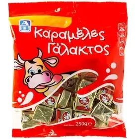 ΑΒ Καραμέλες Γάλακτος 250g