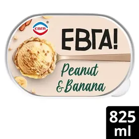 Έβγα Παγωτό Οικογενειακό Peanut & Banana 442γρ./825ml
