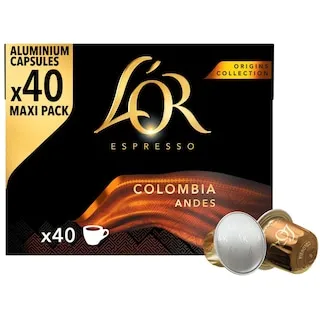 LOR Κάψουλες Καφέ Espresso Colombia 40x5.2g