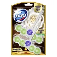 Wc Block Aroma Lux Λευκό Τριαντάφυλλο Klinex 2x50g