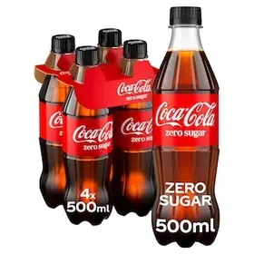 COCA COLA zero φιάλη 4X500ml