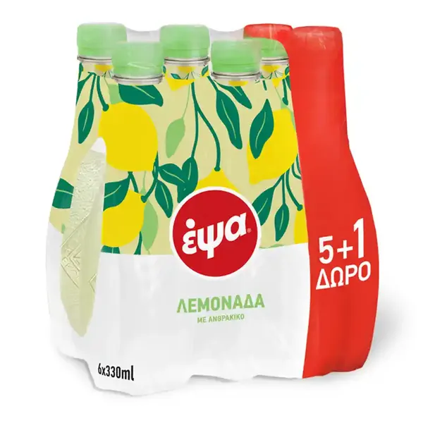 Πορτοκαλάδα ή λεμονάδα 6x330ml