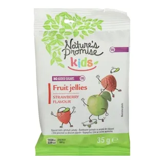 NATURE'S PROMISE Καραμέλες Ζελεδάκια Φράουλα 35g