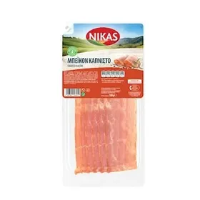 ΝΙΚΑΣ Μπέϊκον Καπνιστό Φέτες 100gr