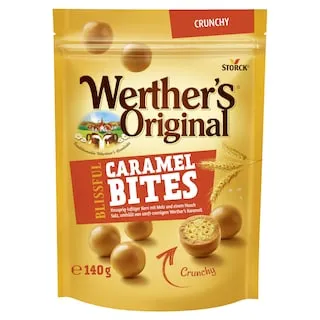 WERTHER'S ORIGINAL CARAMEL BITES CRUNCHY 140g