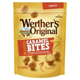 WERTHER'S ORIGINAL CARAMEL BITES CRUNCHY 140g