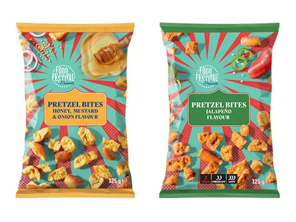 Pretzel Bites (Μέλι - μουστάρδα, Πιπεριές χαλαπένιο)
